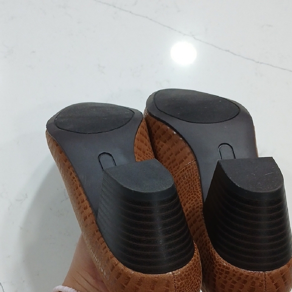 Kim Rogers Tan Textured Heels Sz10 New Whithout Tag Or Box - Picture 6 of 8